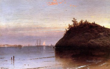 Narragansett Bay beachside Alfred Thompson Bricher Oil Paintings